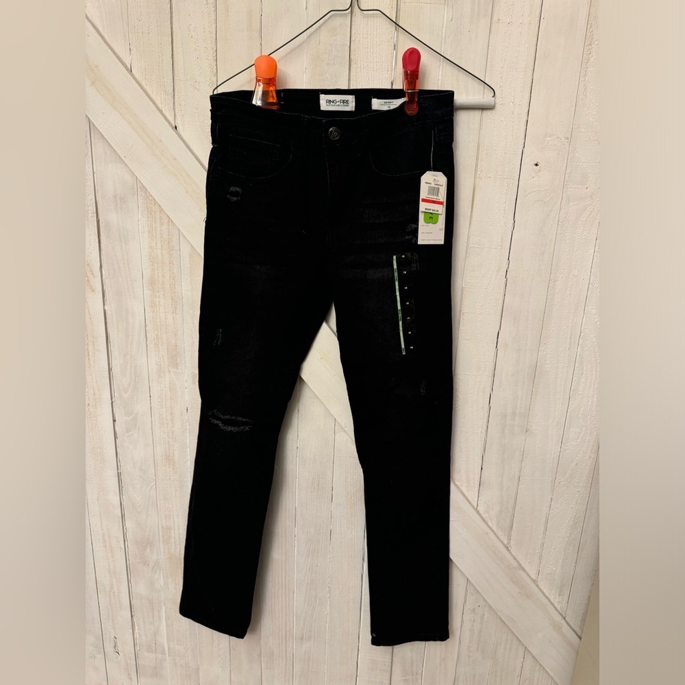 Ring of Fire Denim - Skinny Torn Jeans